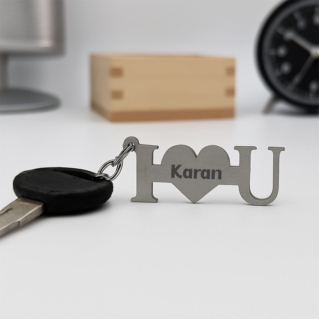 Metal Love Keychain