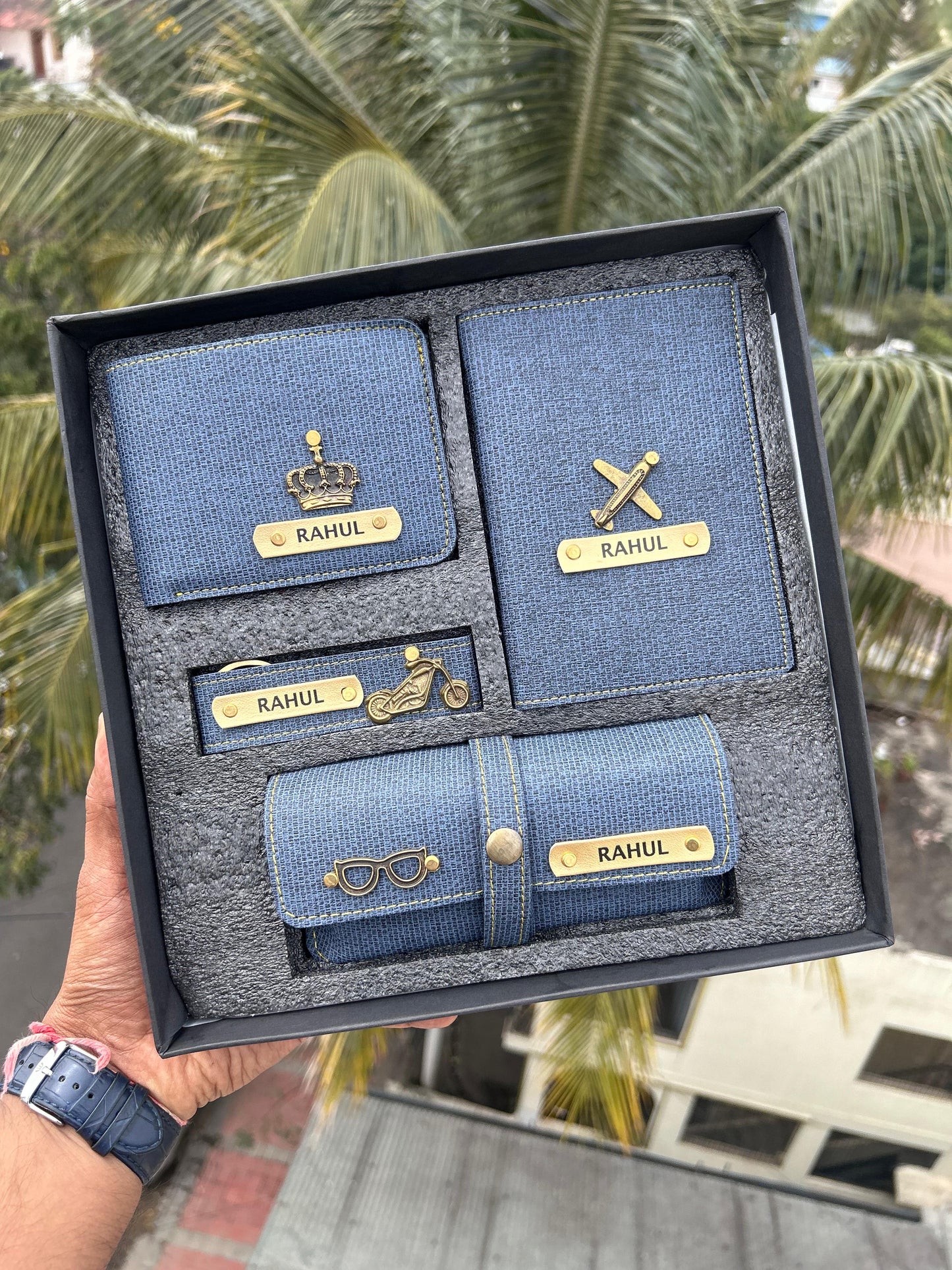 Imported Leather Four Piece Combo