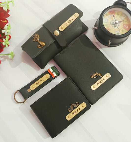 Imported Leather Four Piece Combo