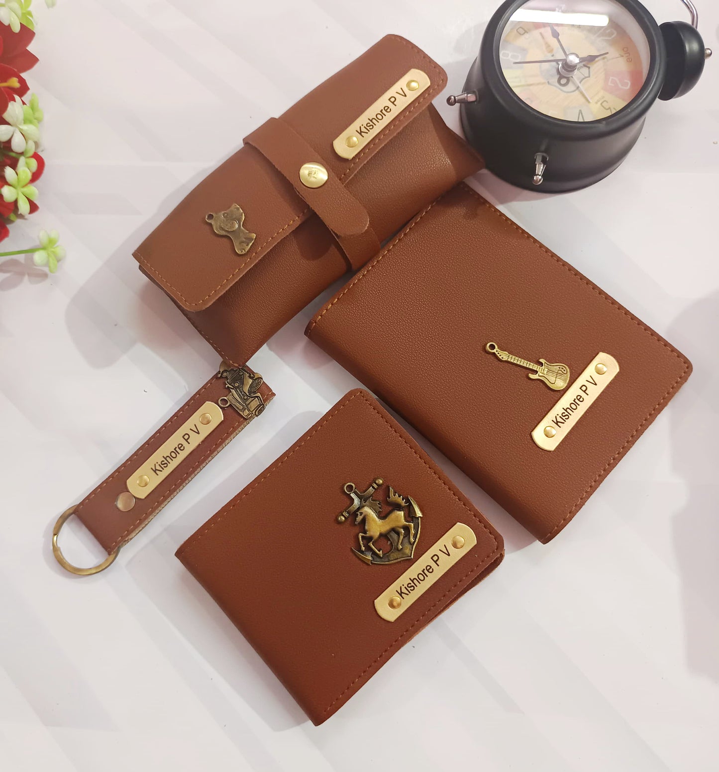 Imported Leather Four Piece Combo