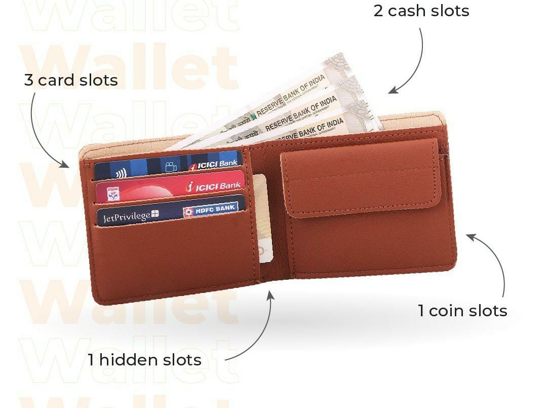 Imported Leather Couple Wallet Combo