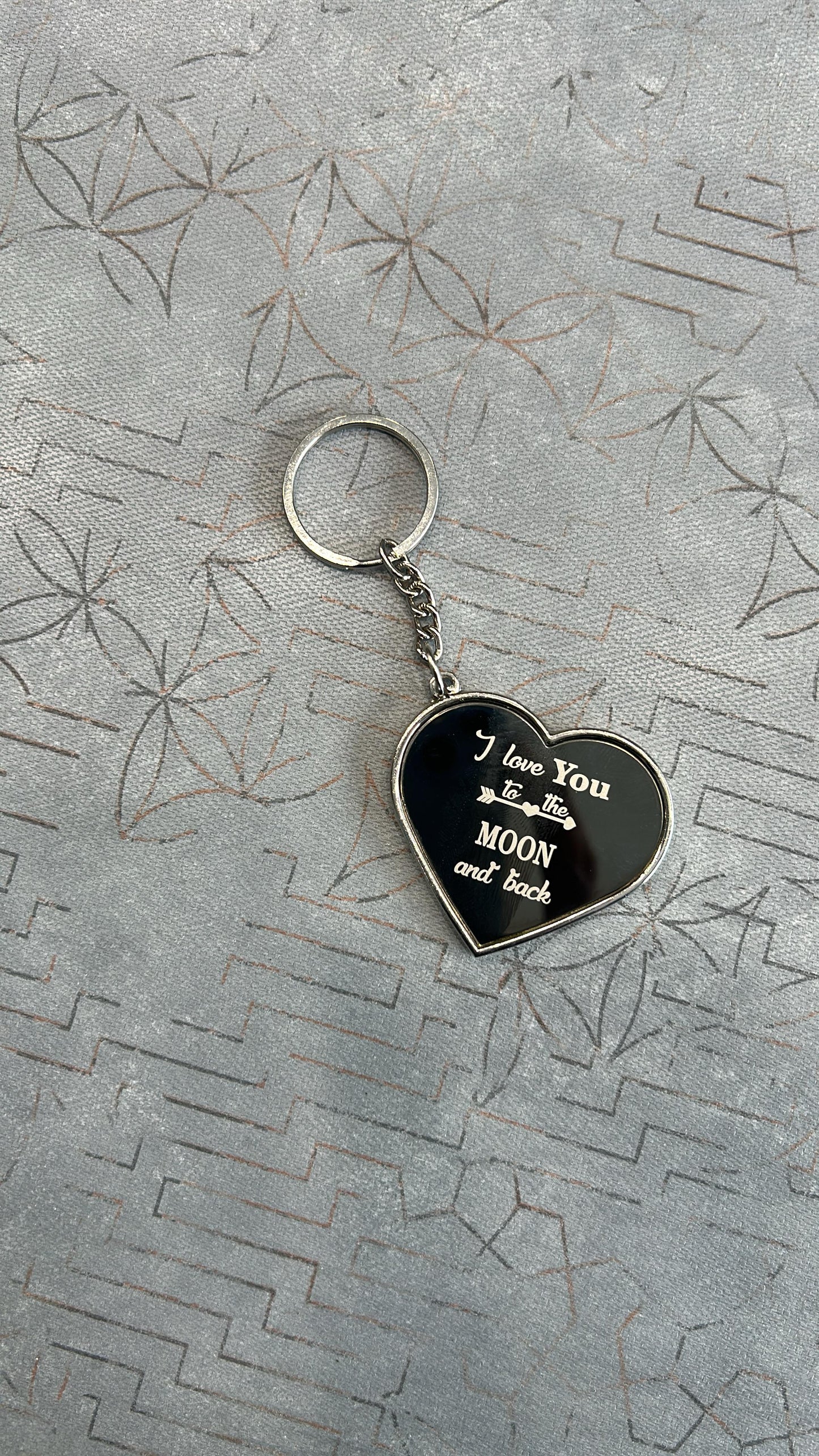 Heart shape Metal Keychain